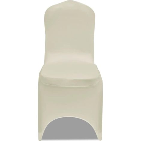 Maison Exclusive - Housse de chaise extensible 100 pcs Couleur crème (1/5)
