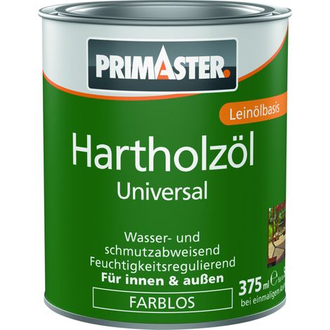 Primaster Hartholzöl Universal 375 ml farblos Holzschutzmittel