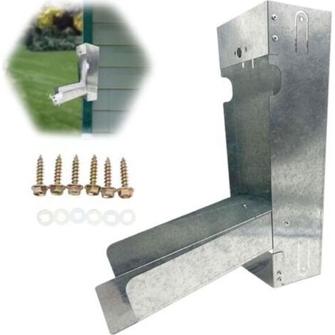 Collecteur d’eau de pluie compatible avec les gouttières standard en acier inoxydable (dimensions : 7,6 × 10,2 cm) (1/5)