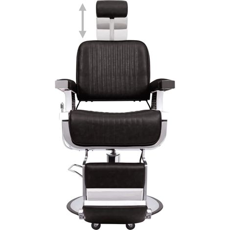 Maison Exclusive - Silla de peluquería de cuero sintético negro 6 (1/5)