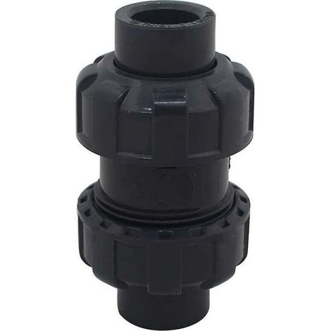 Valvola di ritegno a sfera 20 25 32 40 50 63mm, valvola di ritegno per piscina in PVC, valvola antiriflusso (diametro interno 32mm)