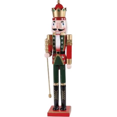 Soldatino Schiaccianoci in Legno con Bocca in Movimento - Addobbo per Natale (1/2)