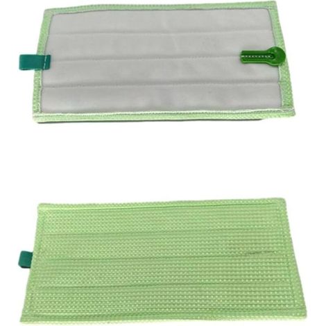 Set mit 2 Ersatz-Wischmoppköpfen für Hartböden Vorwerk MF600 SP600 SPB100 SP7, wiederverwendbar und waschbar
