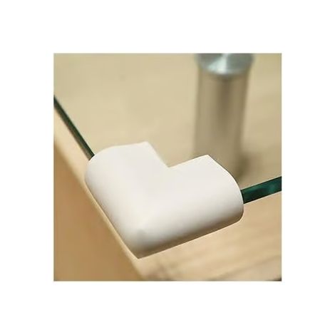 Lot de 12 protections d'angle de table pour bébé, protection enfant en verre, blanc (1/5)
