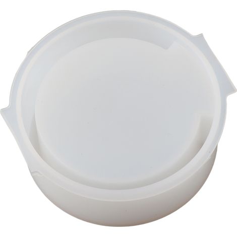 Lot rond en silicone pour dessous de verre DIY, moule réutilisable facile à démouler pour résine, artisanat et décoration, boîte de rangement MD3453 (1/5)