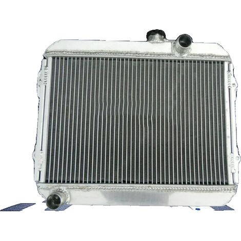 Radiador de aluminio, tamaño del núcleo 300 mm x 448 mm, espesor 56 mm, 3 filas, compatible con modelos sedán compactos, para los años modelo 1974-1985. (1/5)