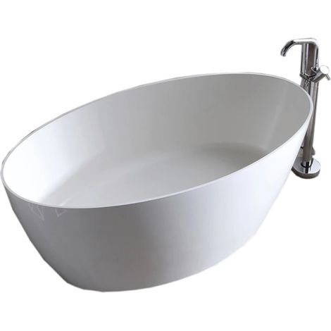 vasca da bagno "garda" bianco lucido, 160,5x80,5x60 cm