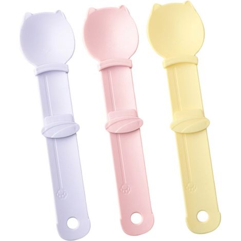 Set di cibo per gatti da 3 pezzi: paletta per cibo umido, cucchiaio per l'alimentazione dei gatti, dispenser a pressione, dispenser per snack, accessori per animali domestici per cibo umido, Do (1/5)