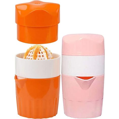 Presse-Agrumes Manuel, 2pcs Presse-Fruits Portable Manuel Juicer Presse-Agrumes Outil de Cuisine (1/5)