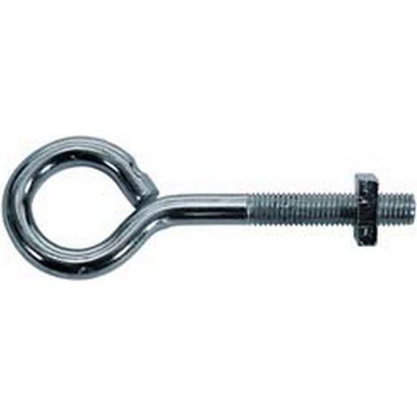50PZ OCCHIOLO A VITE CON DADO QUADRO - n7 -  mm.8x65