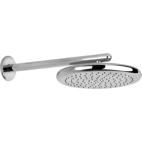 Ducha mural Gessi Goccia anticalcárea D334 mm, con junta y