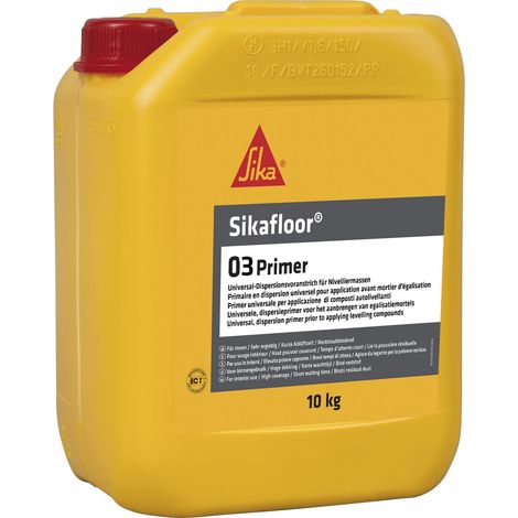 Sika Sikafloor-03 Primer Grundierung, Dispersionsvoranstrich, Haftvermittler, Saugminderer, gebrauchsfertig, emissionsarm, 10 kg Kanister, Magenta (1/2)