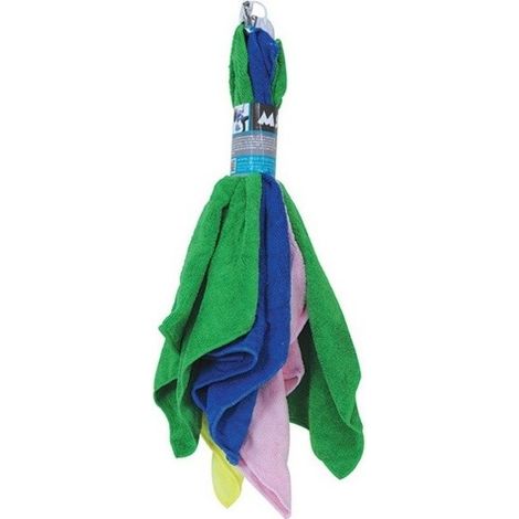 Lot de 5 lavettes microfibre Multicolor MSV (1/2)