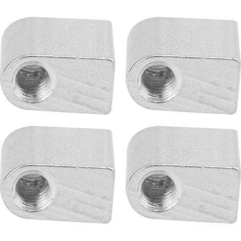 4 Pièces Équerres de Fixation d'Angle Intérieur 90° avec Embout Unique pour Renfort (1/5)