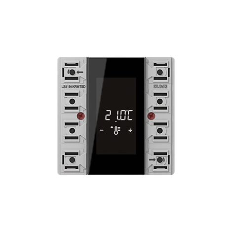 Jung Módulo de regulador de ambiente compacto KNX, 4 vías, F50, Serie LS LS 5194 KRM TS D
