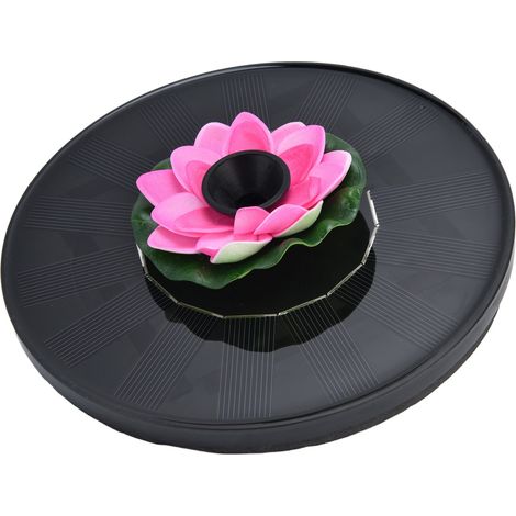 Pompe Solaire Flottante Mini Fontaine pour Bassin d'Oiseaux, Étang ou Piscine Extérieure