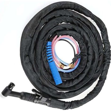 350A Water Cooled TIG Welding Torch with Agon Nut Connector 4m Cable and Jean Cover (1/4)