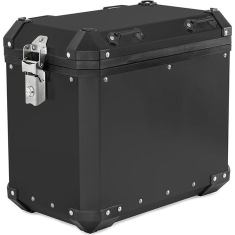 Valise latérale aluminium - Bagtecs GX45 - 45 L - Noir - Étanche