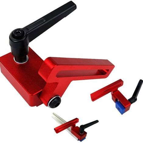 Butée de rail d'onglet 30 mm, butée de rail d'onglet 30 mm, rails à rainure en T W