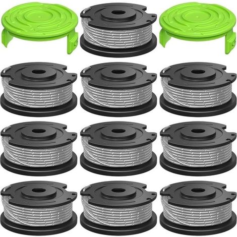 Greenworks Bobine de rechange en nylon robuste pour débroussailleuse Greenworks Système double ligne 10 unités (1/5)