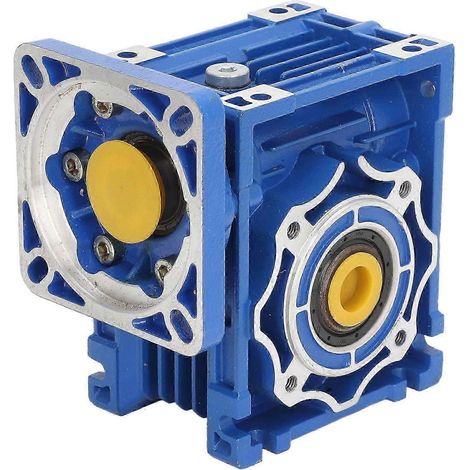 Réducteur à vis sans fin RV040, rapport 1:10, boîte d'engrenages carrée compacte pour moteur pas-à-pas et servomoteur, transmission précise. (1/5)