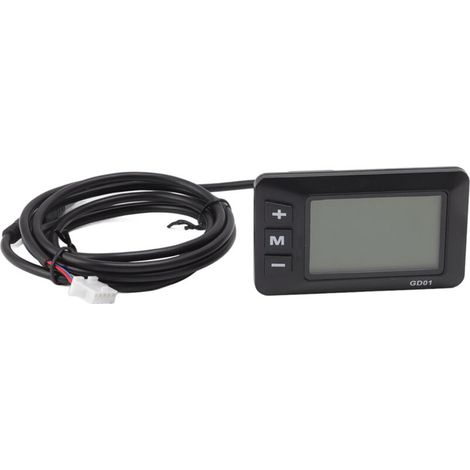 Panneau d'affichage LCD GD01 pour vélo électrique 24 V, 36 V et 48 V, accessoire de modification avec connecteur étanche (1/5)