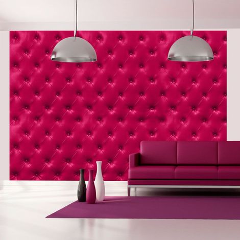 Papier Peint "Fuchsia Rhombuses" 70 x 100 cm (1/2)