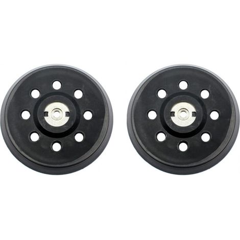 Plateau de Poncage, 125mm Plateau de Ponçage, Plateau pour Metabo SXE 325 Intec 425 Turbotec 631220000 (Noir)(2pcs) (1/5)