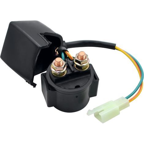 Relais 12 V Relais de démarrage de moto Quad pour GY6 50 cc 70 cc 90 cc 110 cc 125 cc 150 cc 200 cc 250 cc ATV Dirt Bike Scooter Go Kart 4 temps quatre temps (1/5)