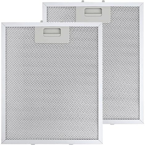 2 pièces 260mm x 230mm Filtre Hotte Aspirante pour Hotte Aspirante AEG Blancs Grande Capacité de Stockage d'huile Résistance aux Hautes Températures Pièce de Rechange 5 Couches (1/5)