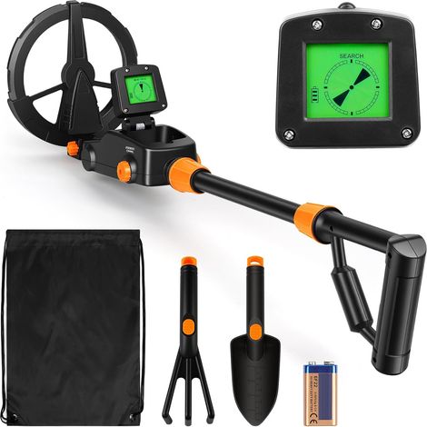 Detecteur de Metaux Enfants, Détecteur de Haute Précision Métaux Réglable avec Écran LCD et Son, Détecteur de Métaux Léger pour Enfants avec Bobine étanche pour Adultes Débutant et Enfants (1/5)