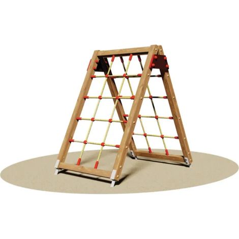 Sartia Stella 739 Giochipark cm160x110x155h pareti arrampicata con rete in corda