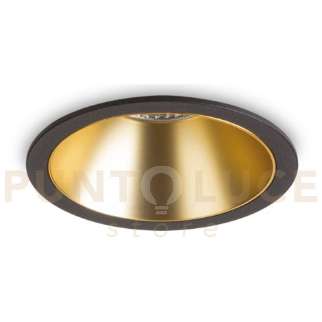 GAME LED COB BRIDGELUX TRIM ROUND 20W 2700K 24° 2100 lm NERO E ORO