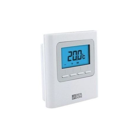 Termostato delta dore Minor 1000 bianco schermo LCD retroilluminato