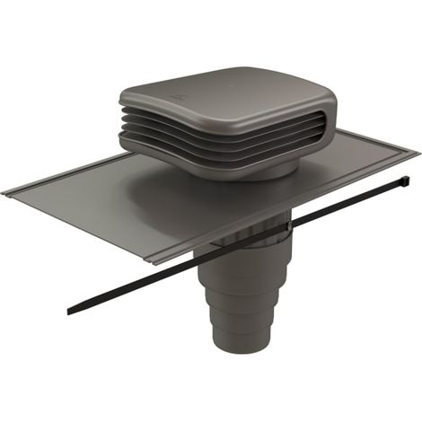 Sortie de toit VMC Valetis spécial ardoise anthracite avec multidiam - 172096
