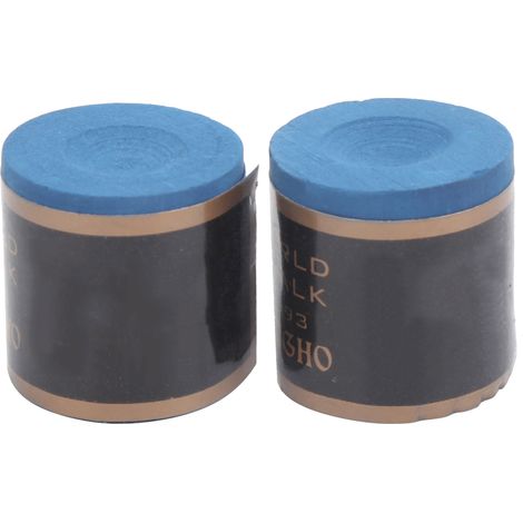 2 Étuis de Craie pour Queue de Billard, Craie Antidérapante pour Table de Pool, Accessoires de Billard (Bleu) (1/5)