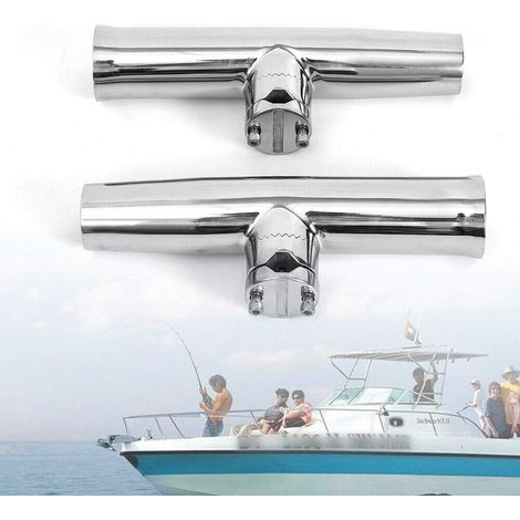 Porte-cannes en acier inoxydable Porte-cannes marins Porte-cannes de guidage Porte-cannes 7/8 in. à 1 in. 2-pack (1/5)