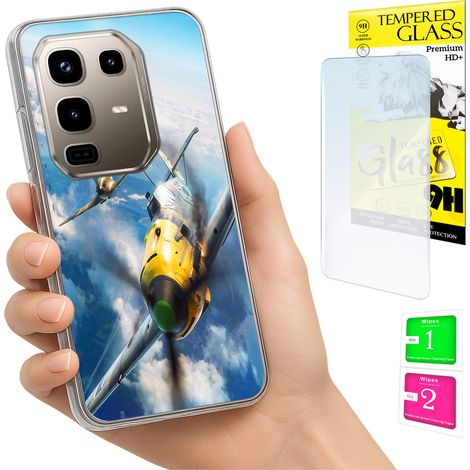 Schutzhülle für Infinix Note 50 Pro 4G: Fotohülle, Rückseite + 9H-Glas (1/5)