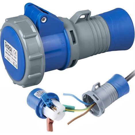 Presa Cee 2Pt Ip67 Cablaggio Rapido Rosi