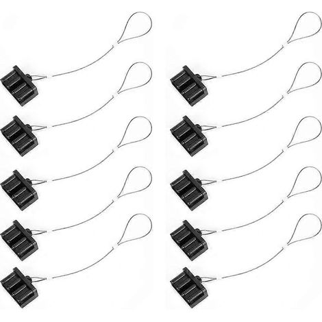 10 Stück schwarze Staubkappen für Gabelstapleranschlüsse, Elektrowerkzeugzubehör, robustes Kunststoffmaterial, 175 A