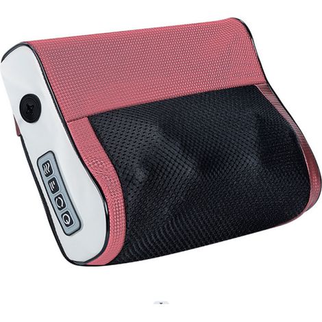(Rose) Appareil de massage multifonctionnel pour la nuque et les épaules avec fonction chauffante réglable, un outil de massage à domicile. (1/2)