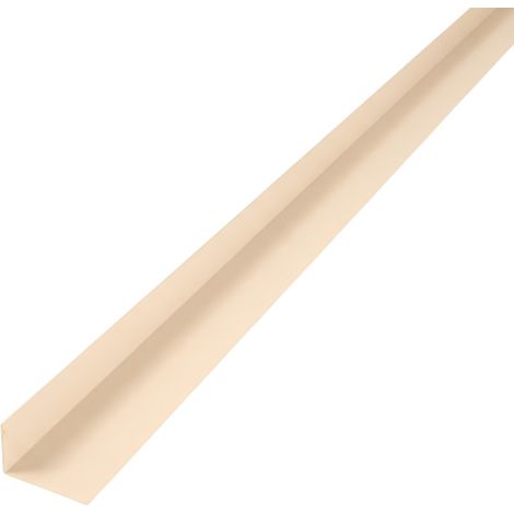 Profilé cornière sable NICOLL 70 x 40 mm, PVC anti-UV, longueur 4 m