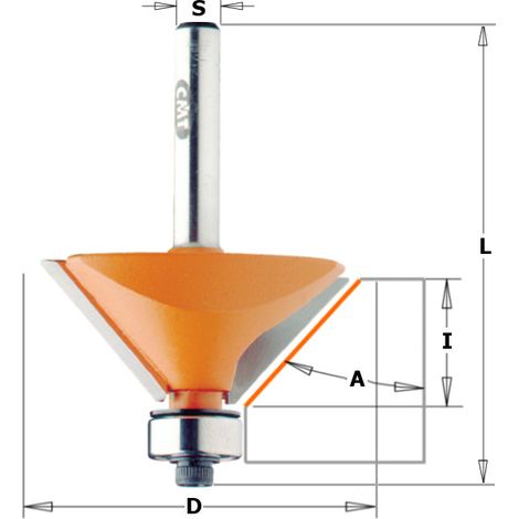 736.130.11 FRESA PARA BISELAR C/RODAM. 15° HM S=6  D=19X11.5X55