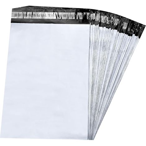 Magrimaxio 100Pcs enveloppe plastique expedition, L(10x13 inch/25.5×33 cm) (1/5)