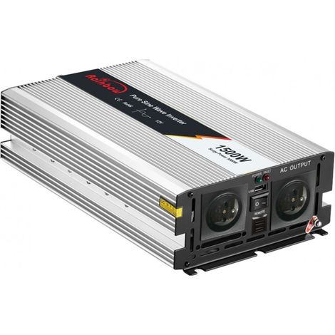 Convertisseur Pur Sinus 1500w Alimentation Stable Pour Appareils Sensibles - Electric-sun