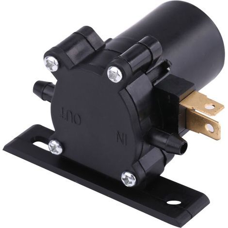 Pompe de lave-glace universelle – Plastique noir – Connecteur 2 broches – Poids 82g pour nettoyage rapide pare-brise (1/5)