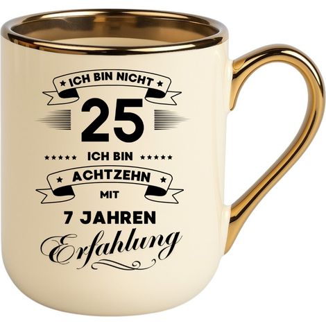 Tazza divertente, regalo per il 25° compleanno (1/3)