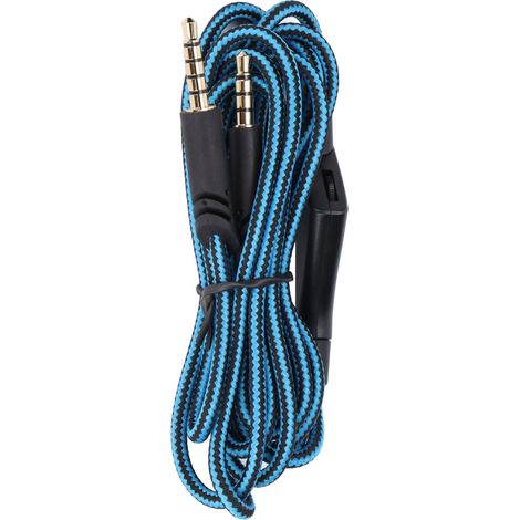 Ersatz-Audiokabel mit integrierter Lautstärkeregelung für Astro A10 und A40TR Gaming-Headsets (blau) (1/5)