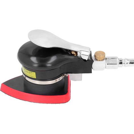 Ponceuse pneumatique triangulaire mini à main pour bois métal 12000 tr/min modèle BC-813 acier inoxydable caoutchouc 102x70mm (1/5)