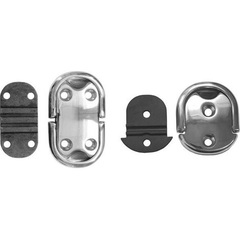 Pontet repliable double inox A4